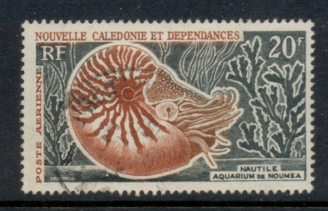 New Caledonia 1962 Nautilus Shell 20f