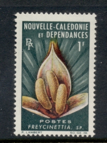 New Caledonia 1964-65 Flowers 1f
