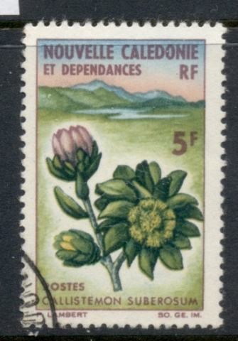New Caledonia 1964-65 Flowers 5f