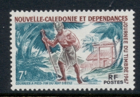 New Caledonia 1967 Stamp Day