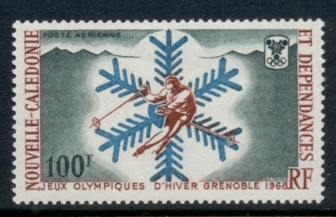 New Caledonia 1967 Winter Olympics Grenoble