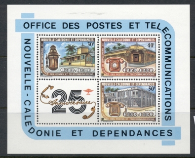 New Caledonia 1983 Telephones & Post Offices MS