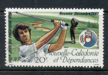 New Caledonia 1987 South Pacific Games 20f, golf