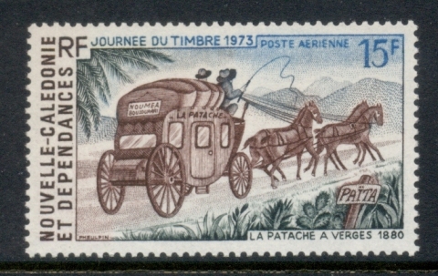 New Caledonia 1973 Stamp day