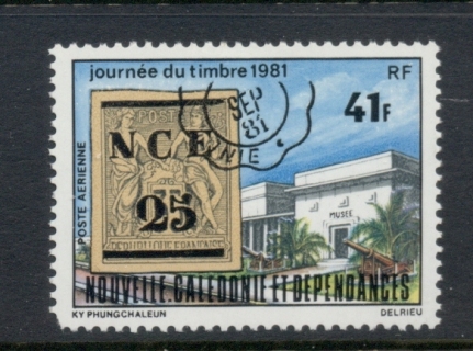 New Caledonia 1981 Stamp day