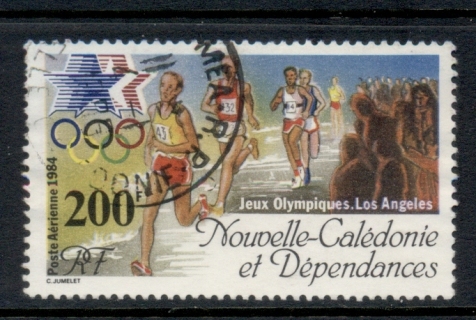 New Caledonia 1984 Summer Olympics Los Angeles 200f Running