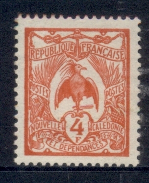 New Caledonia 1960 Kagu 4f