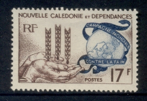New Caledonia 1963 FFH Freedom From Hunger