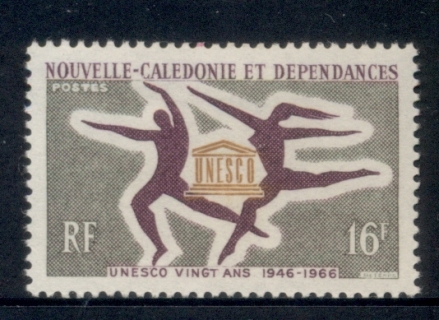 New Caledonia 1966 UNESCO 20th Anniversary