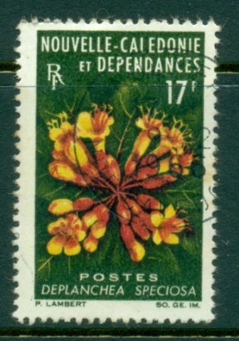 New Caledonia 1964-65 Flowers 17f