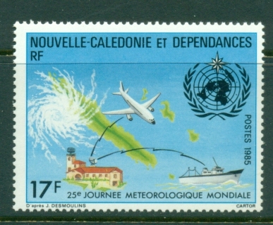 New Caledonia 1985 World meterological day