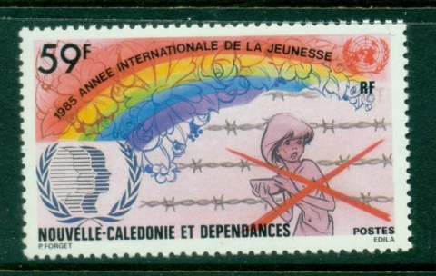 New Caledonia 1985 International Youth year