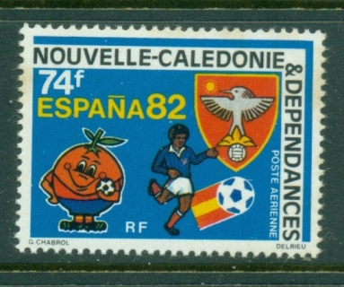 New Caledonia 1982 World Cup Soccer ESPANA '82