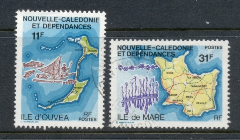 New Caledonia 1979 Island maps