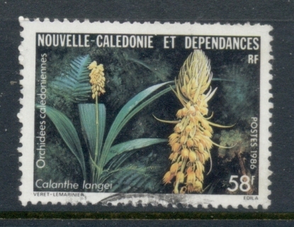 New Caledonia 1986 Plowers, orchids 58f