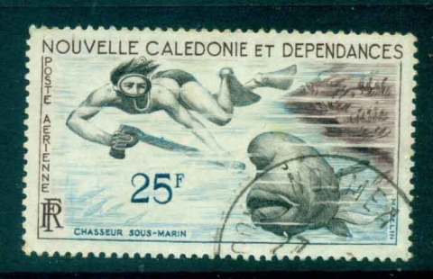 New Caledonia 1962 25f Skin Diver