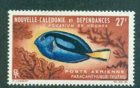 New Caledonia 1964 27f Fish