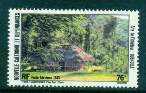 New Caledonia 1983 76fr Oueholle Tribe Straw Hut