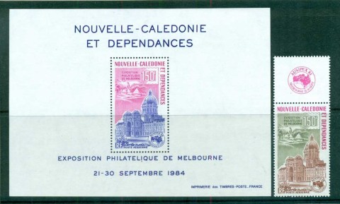 New Caledonia 1984 AUSIPEX + MS