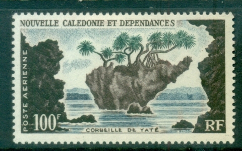 New Caledonia 1962 Airmail Yate Rock