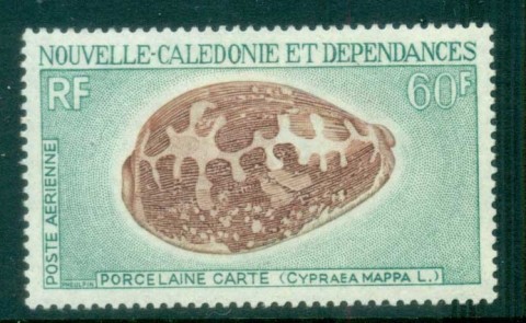 New Caledonia 1970 Shells, Cowrie 60fr