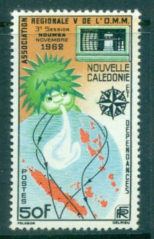 New Caledonia 1962 World Meterological Assoc