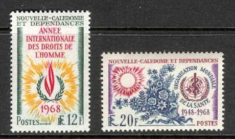 New Caledonia 1968 WHO 20th Anniversary & HR