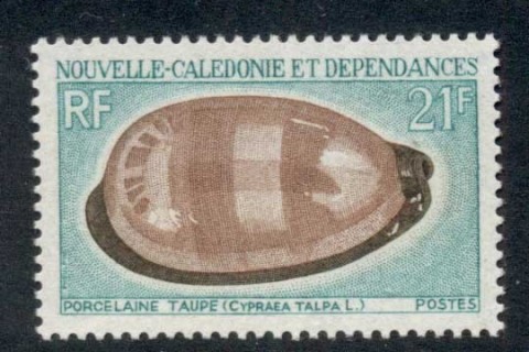 New Caledonia 1970 Shells 21f