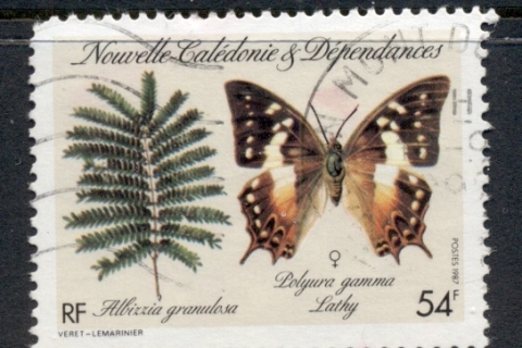 New Caledonia 1987 Butterfly 54f