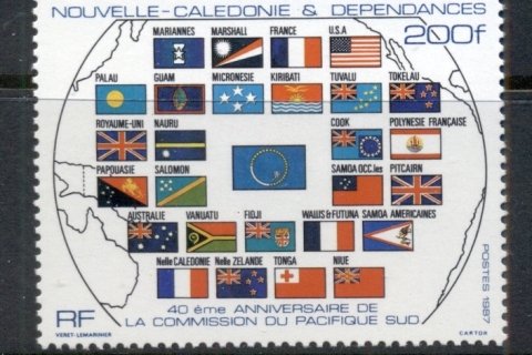 New Caledonia 1987 South Pacific Commission