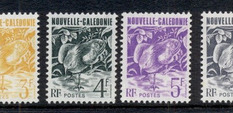 New Caledonia 1988-93 Bird, Kagu Asst
