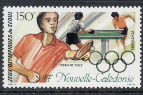 New Caledonia 1988 Summer Olympics Seoul