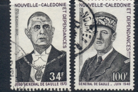 New Caledonia 1971 Gen. De Gaulle