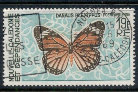 New Caledonia 1968 Insects, Butterflies 19f