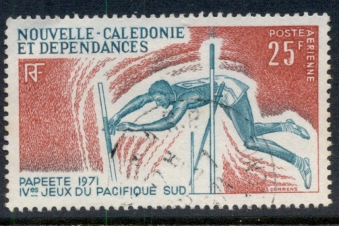 New Caledonia 1971 South Pacific Games Polevault
