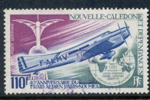 New Caledonia 1972 Paris-Noumea Flight