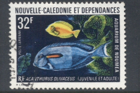 New Caledonia 1973 Noumea Aquarium 32f
