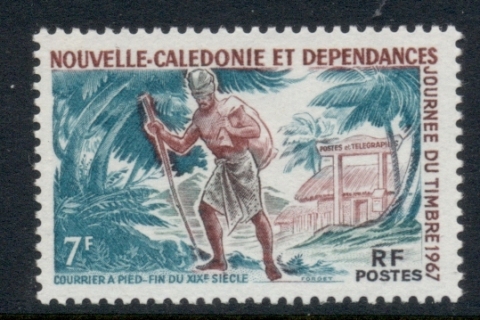 New Caledonia 1967 Stamp Day
