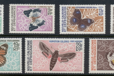 New Caledonia 1967-68 Insects, Butterflies