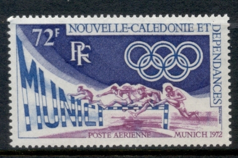 New Caledonia 1972 Summer Olympics Munich