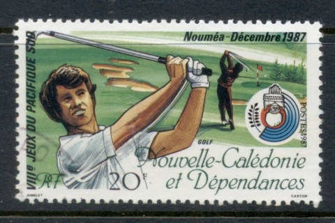 New Caledonia 1987 South Pacific Games 20f, golf