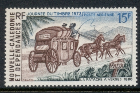 New Caledonia 1973 Stamp day