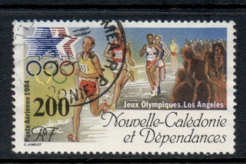 New Caledonia 1984 Summer Olympics Los Angeles 200f Running