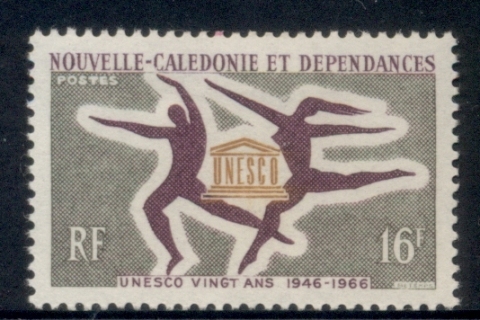 New Caledonia 1966 UNESCO 20th Anniversary