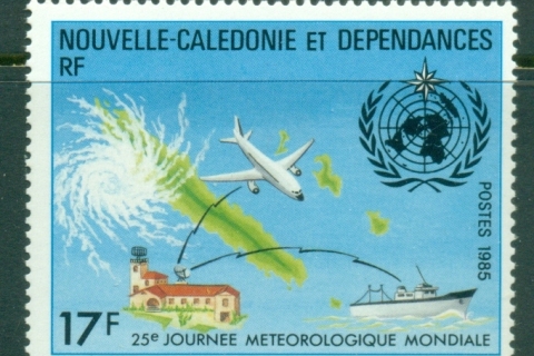 New Caledonia 1985 World meterological day