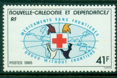 New Caledonia 1985 Red Cross, Medicine Without Borders