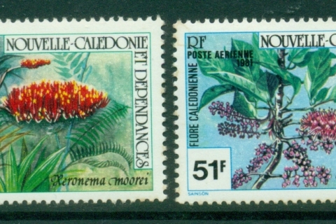 New Caledonia 1981 Flowers
