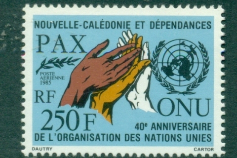 New Caledonia 1985 UN 40th Anniv