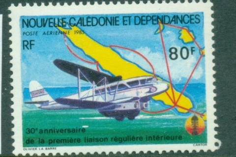 New Caledonia 1985 Internal Air Services