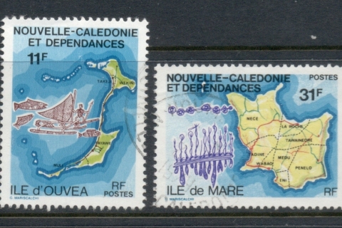 New Caledonia 1979 Island maps